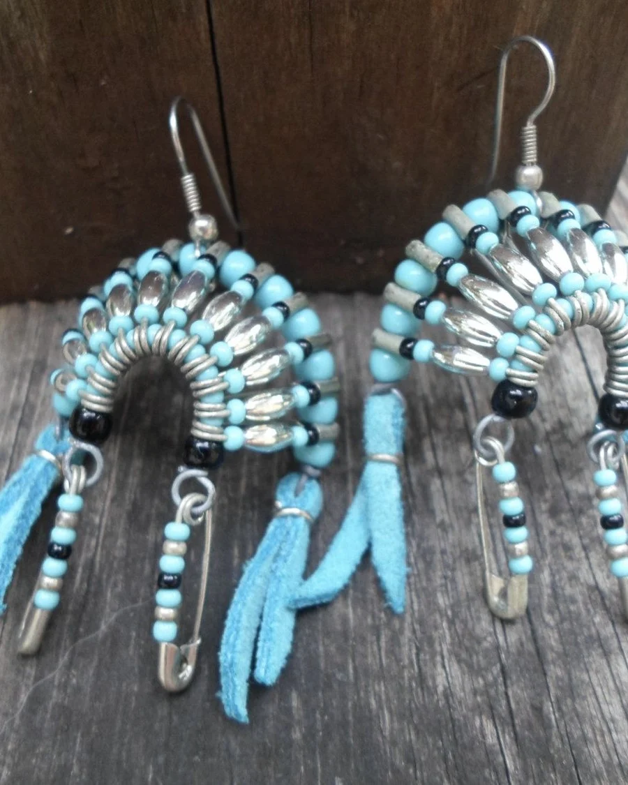Safety Pin Headdresses