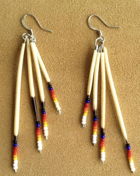 Porcupine Quill Earrings